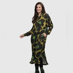 Alembika Olive Martini Shirt Dress